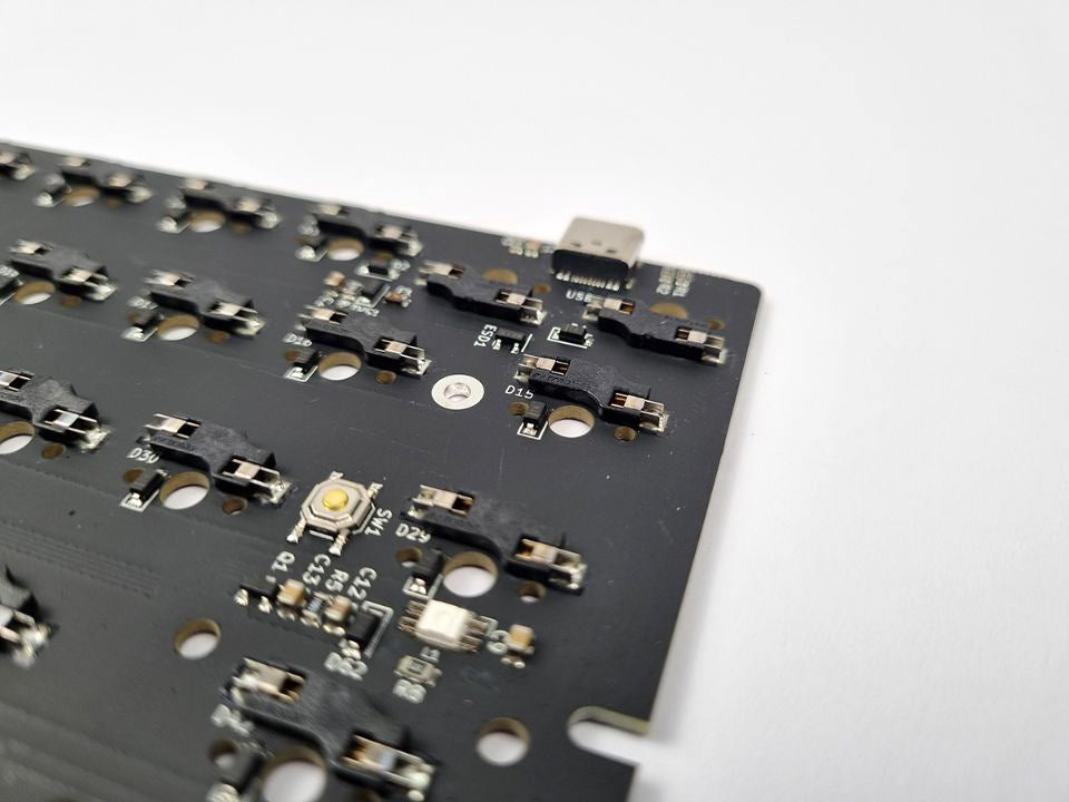 Spark Link XS60 PCB (MK60 同等品) cyber60 - wireless ZMK keyboard PCB (60% MX, ALPS or SMK) – 4pplet